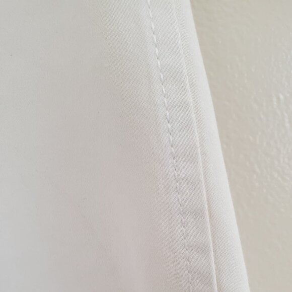 Weekend MaxMara Off-White Cotton Flared Line Midi Skirt. Size 40 - Picture 3 of 8